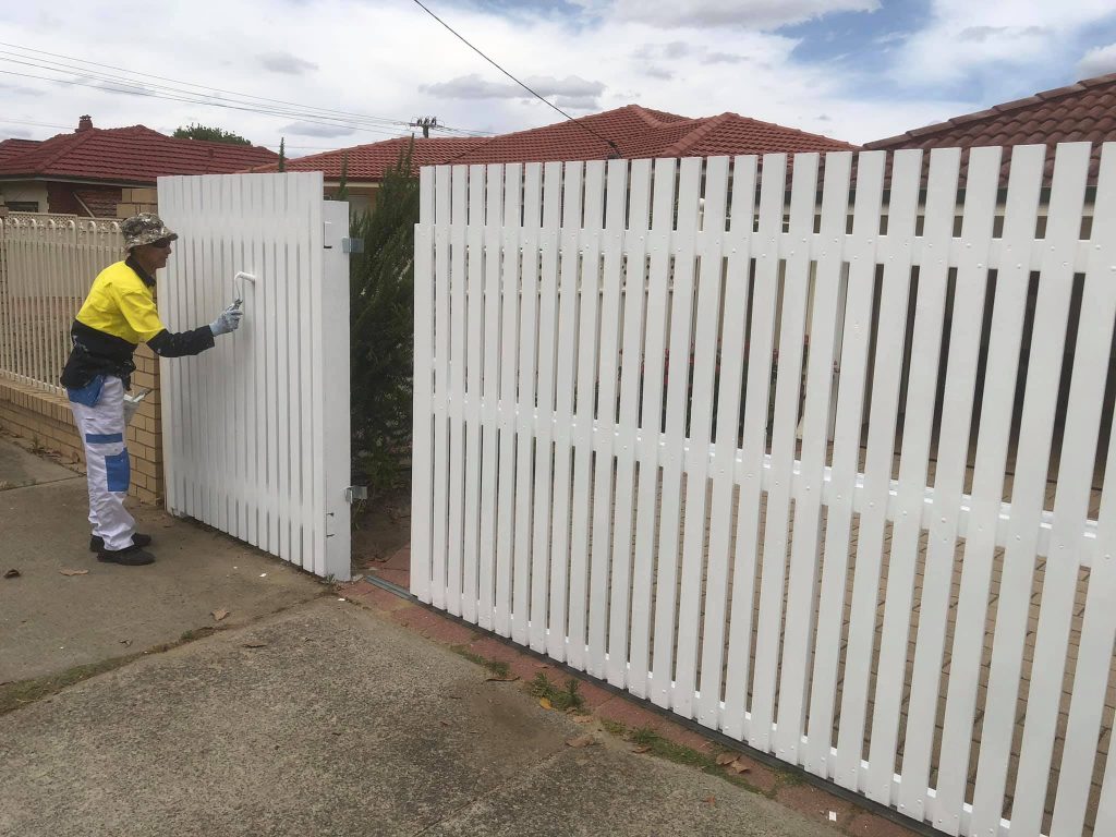 Fence painting services in Perth